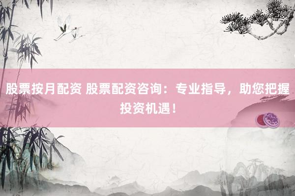股票按月配资 股票配资咨询：专业指导，助您把握投资机遇！